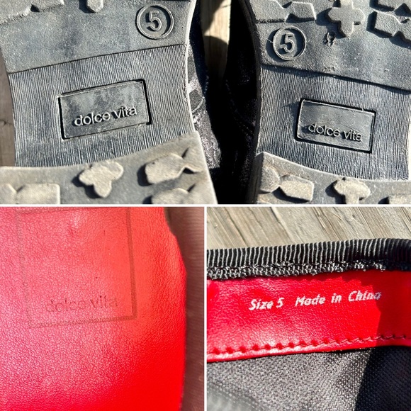 Dolce Vita Dark Pink Shimmer Camo Combat Moto Boots size 5|6 Faux Suede Sparkle - Picture 13 of 13